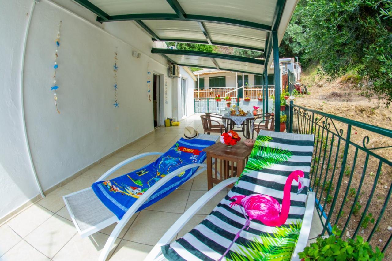 Aliki Apartments ปาเลโอกัสไตรซา ภายนอก รูปภาพ